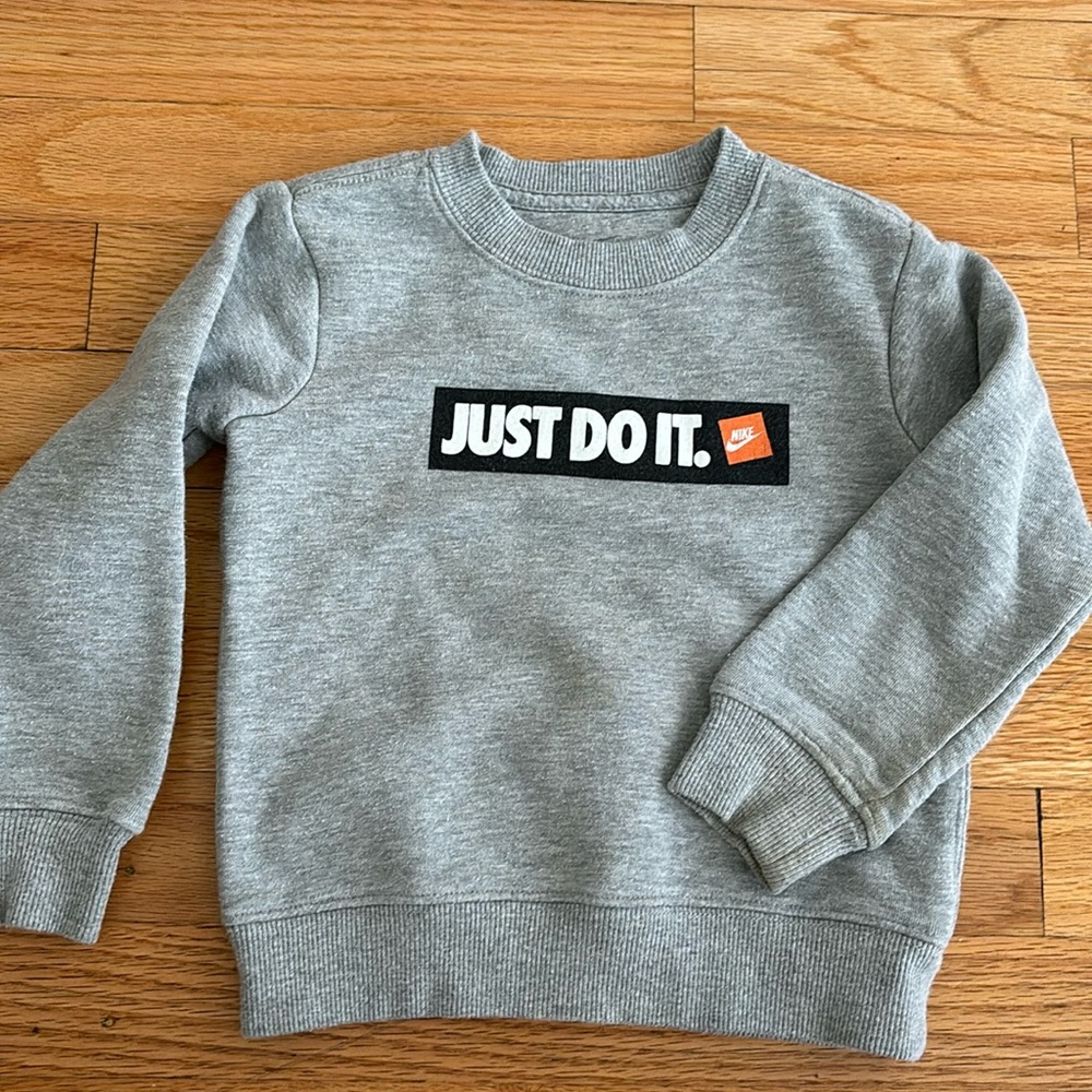 Nike gray sweatshirt 2T kids